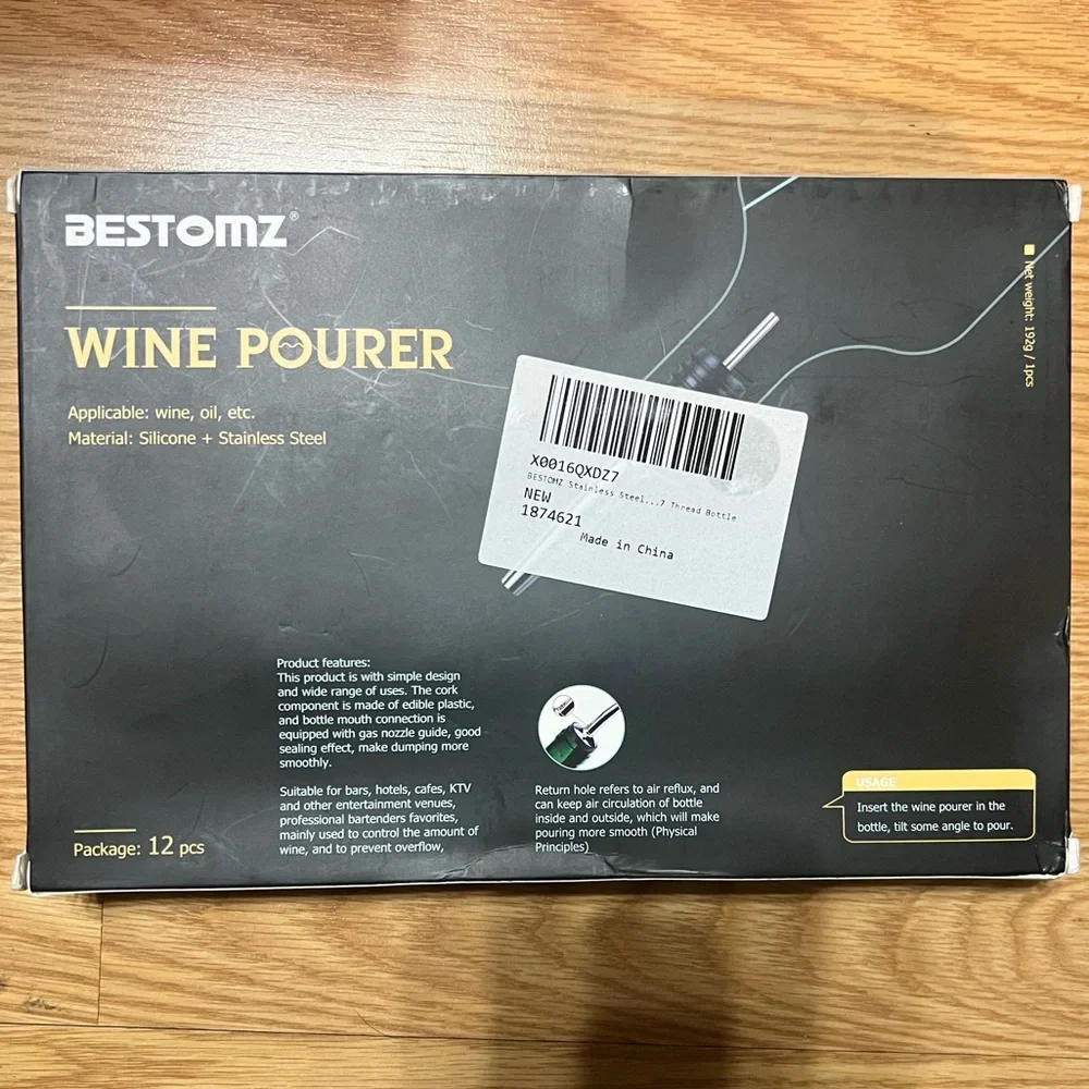 BESTOMZ®️ Wine Pourer, Aerators, 12 Pieces